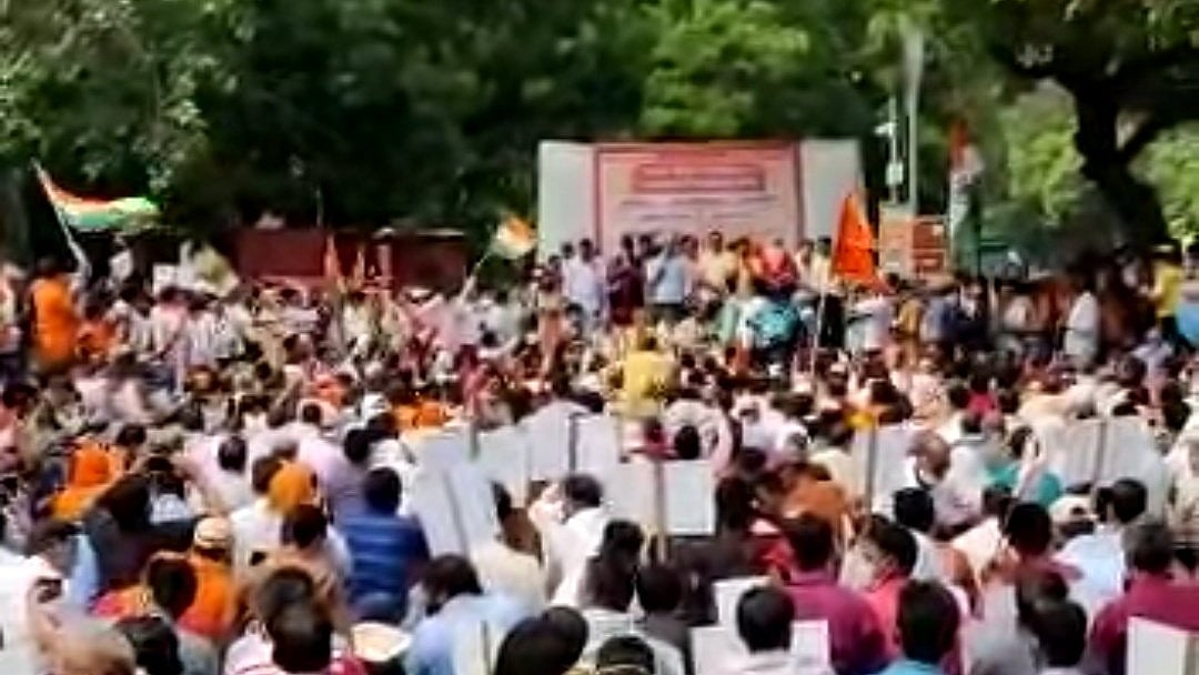 At the event organised by the ‘Bharat Jodo Movement’, BJP members were demanding a UCC