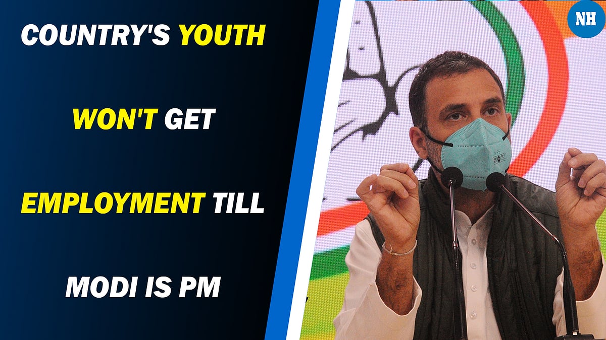 Congress leader Rahul Gandhi on unemployment and Pegasus scandal
