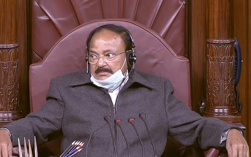 All sacredness destroyed, VP Venkaiah Naidu breaks down over Tuesday's ruckus