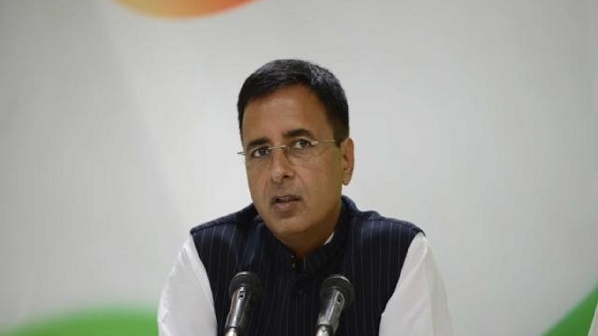 Congress spokesperson Randeep Singh Surjewala (Photo Courtesy: IANS)