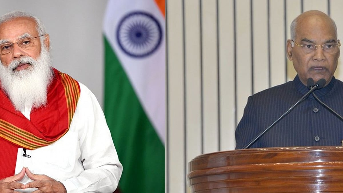 President Ram Nath Kovind and PM Modi