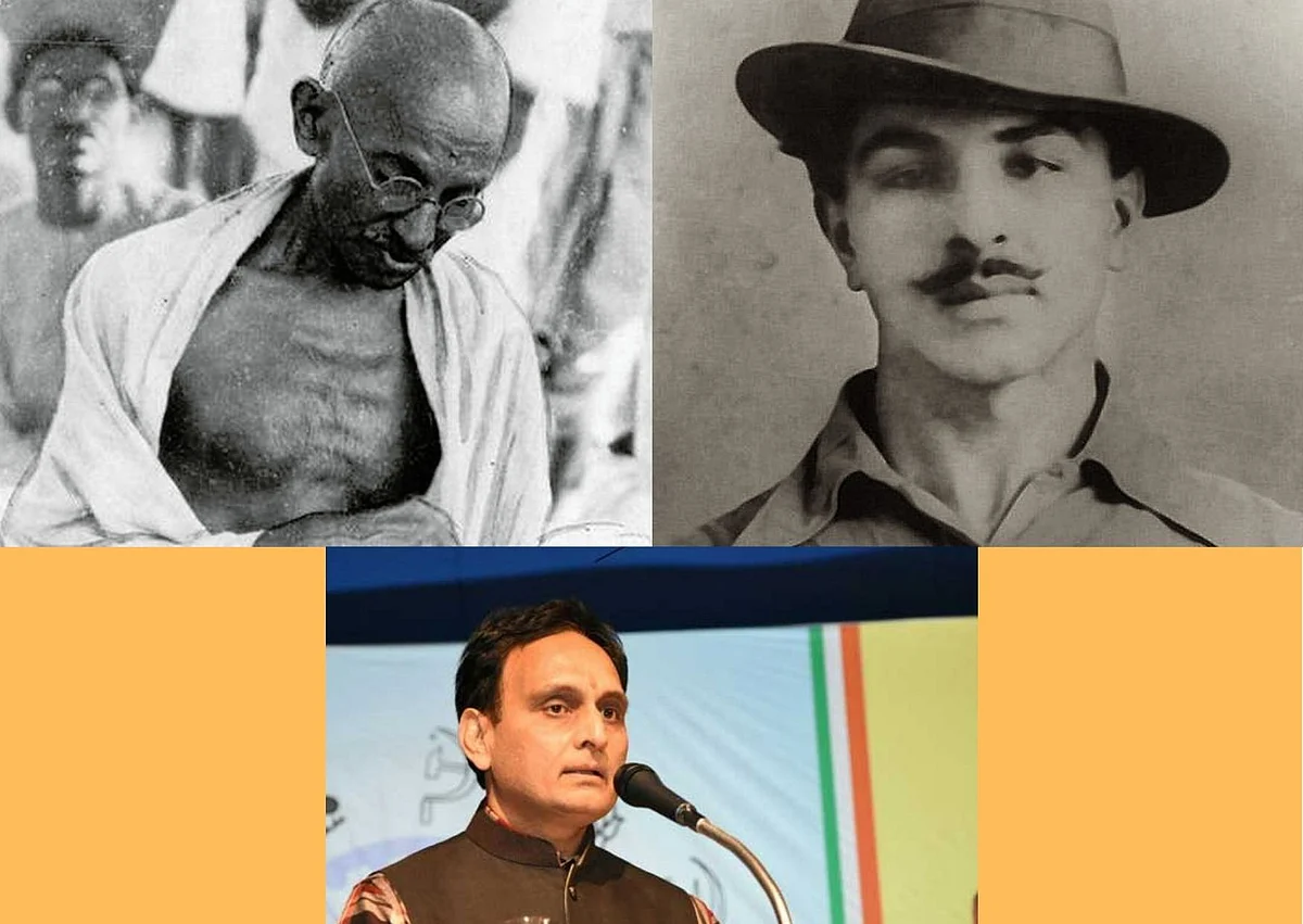 BJP MP Rakesh Sinha’s lie that Gandhi kept silent on Bhagat Singh’s hanging exposes rightwing aversion for him