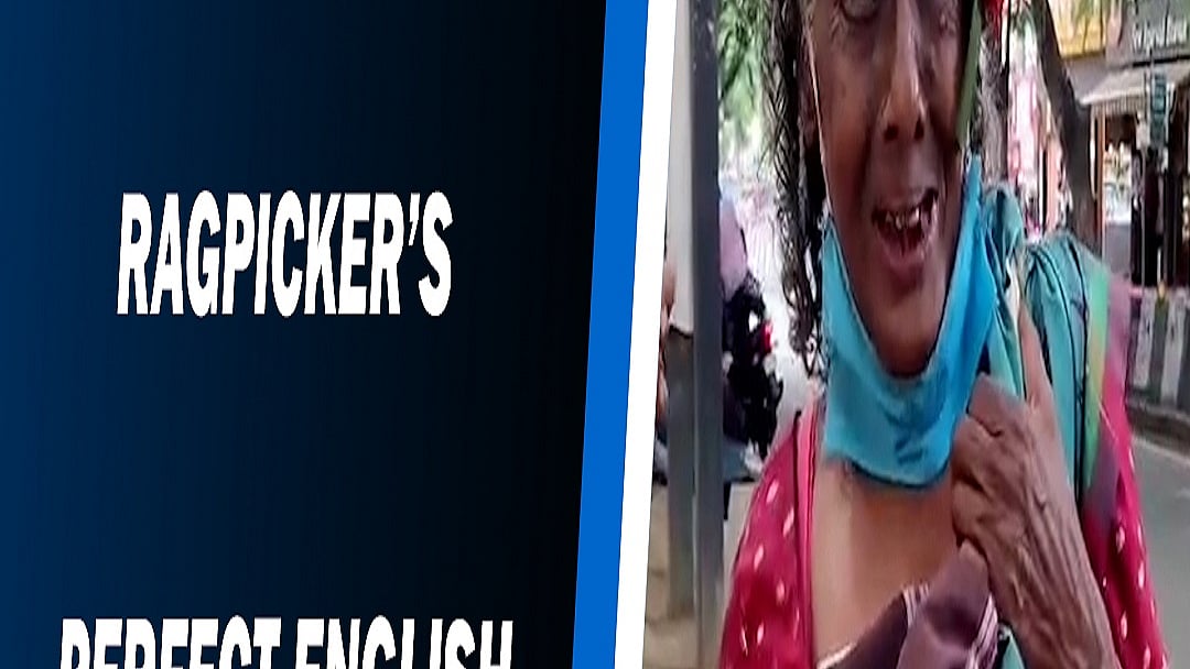 Bengaluru ragpicker's perfect English & soulful voice
