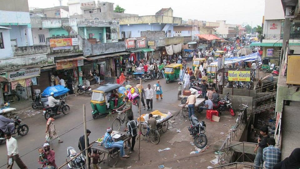 Juhapura locality in Ahmedabad. The city 770 areas classified as 'Disturbed' (Representative Image) 