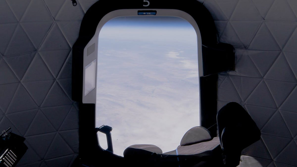 A flight into space