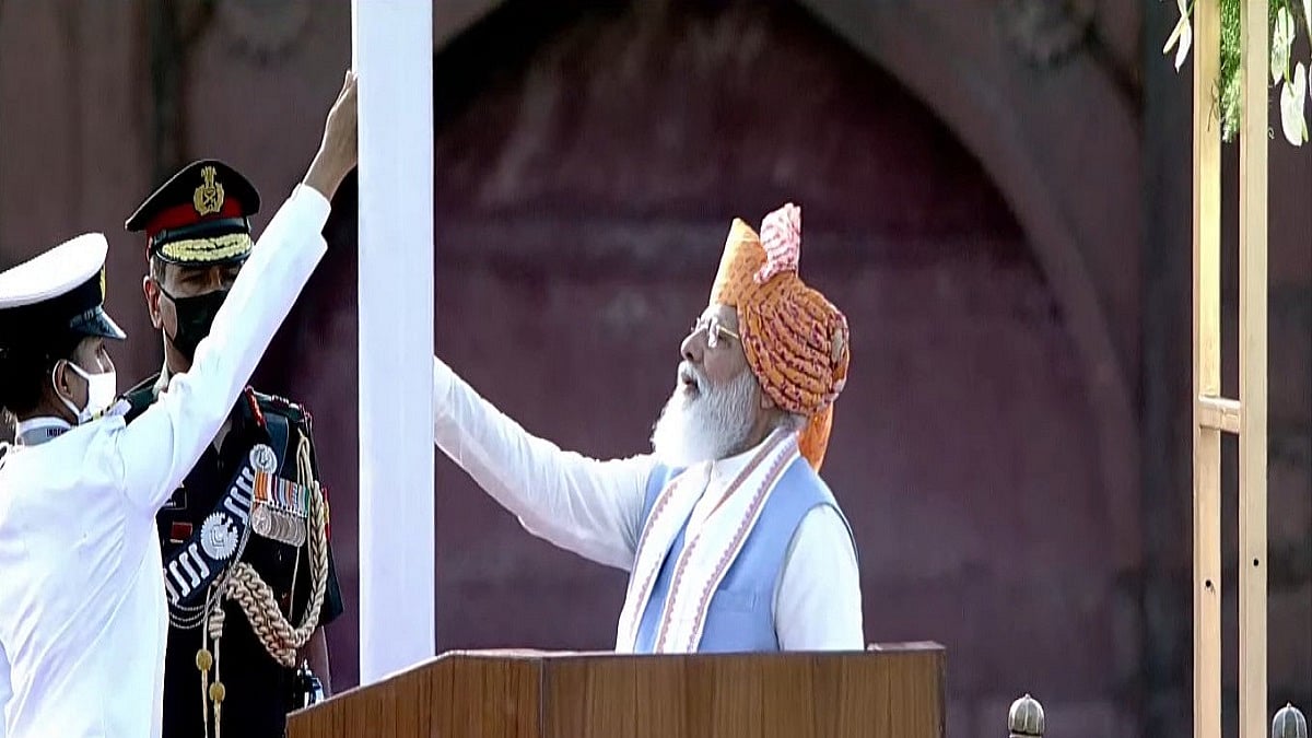 PM Modi unfurls Tricolour at Red Fort on Sunday, August 15
