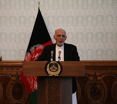 Afghan president addresses nation amid Taliban blitz, says won't let imposed war cause more deaths