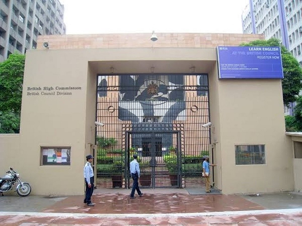 Extra barricades removed from outside British High Commission, security intact: Delhi Police