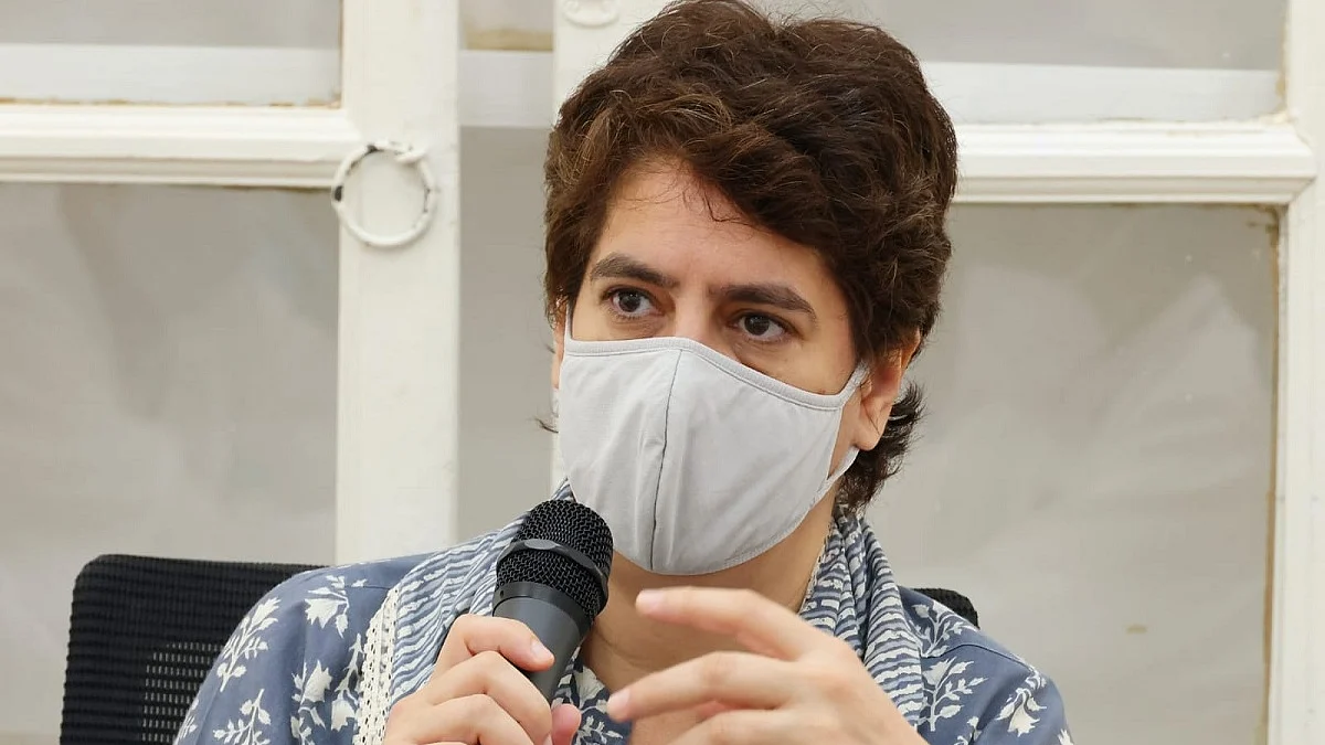 AICC general secretary incharge of Uttar Pradesh Priyanka Gandhi (Photo Courtesy: IANS) (File Photo)