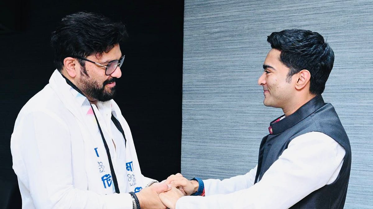 Abhishek Banerjee welcomes Babul Supriyo into TMC