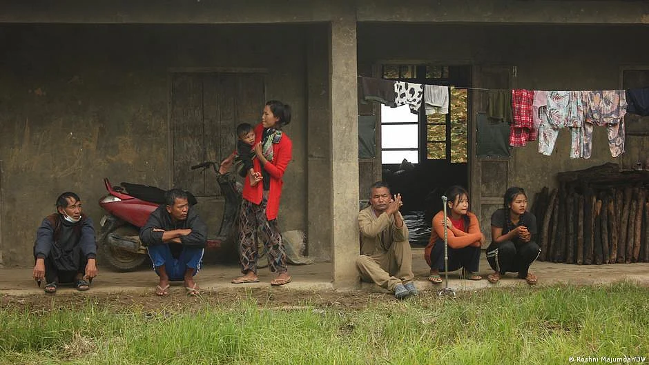Representative image: Refugees from Myanmar find shelter with extended family and tribal kinsfolk on the Indian side of the border; many of the injured are treated and children go to school here in India (photo: National Herald archives)