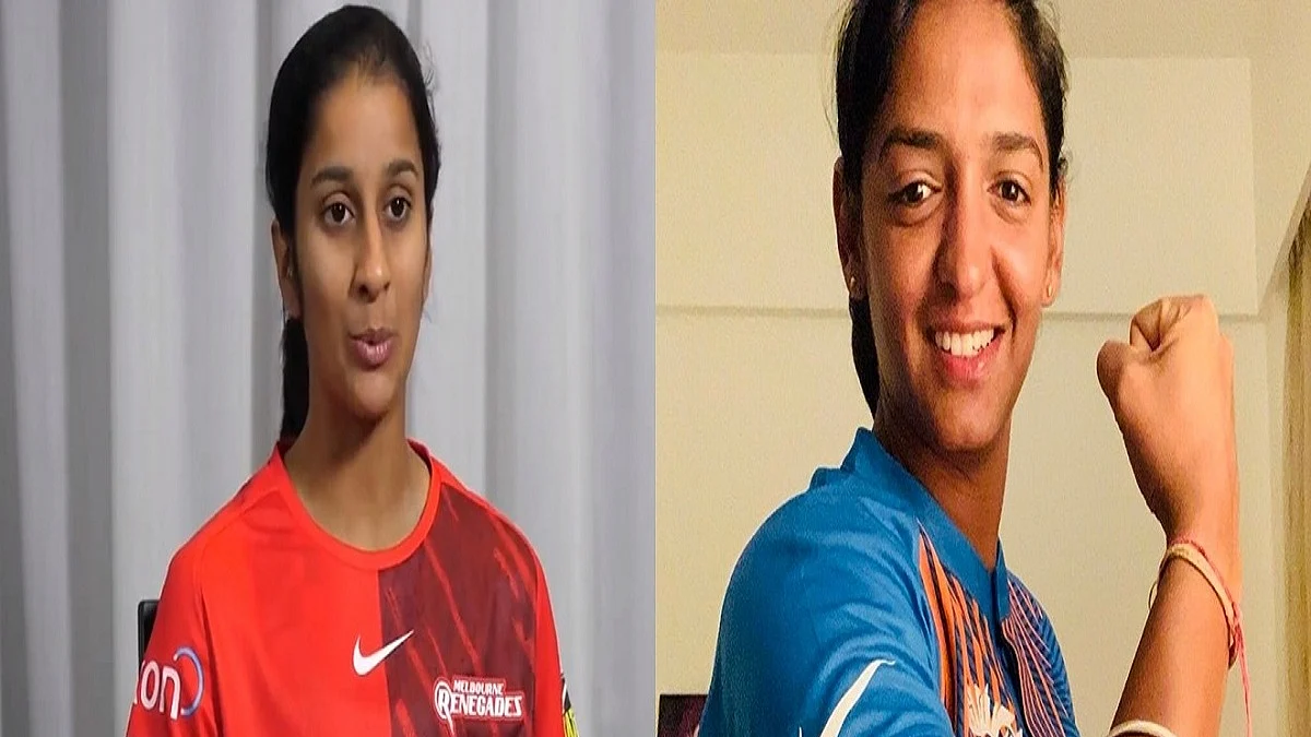 Harmanpreet Kaur and team-mate Jemimah Rodrigues (Photo Courtesy: IANS)