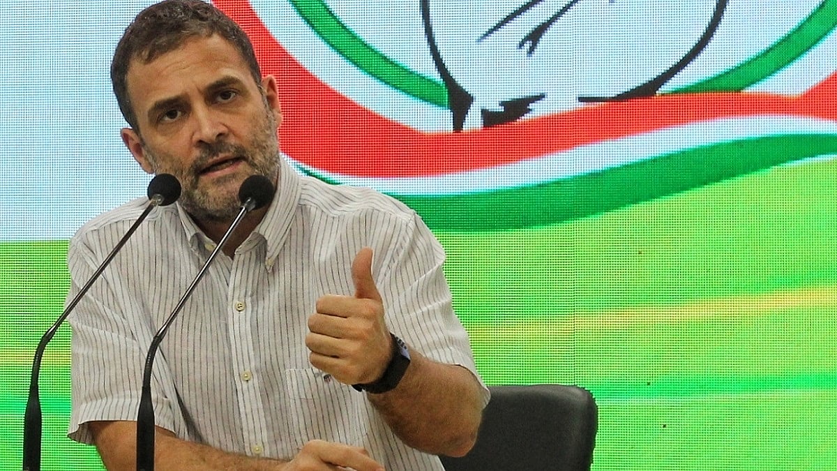 Congress leader Rahul Gandhi