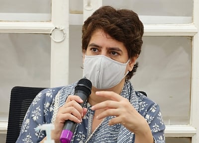 Priyanka Gandhi slams UP CM on fake picture used in advertisement