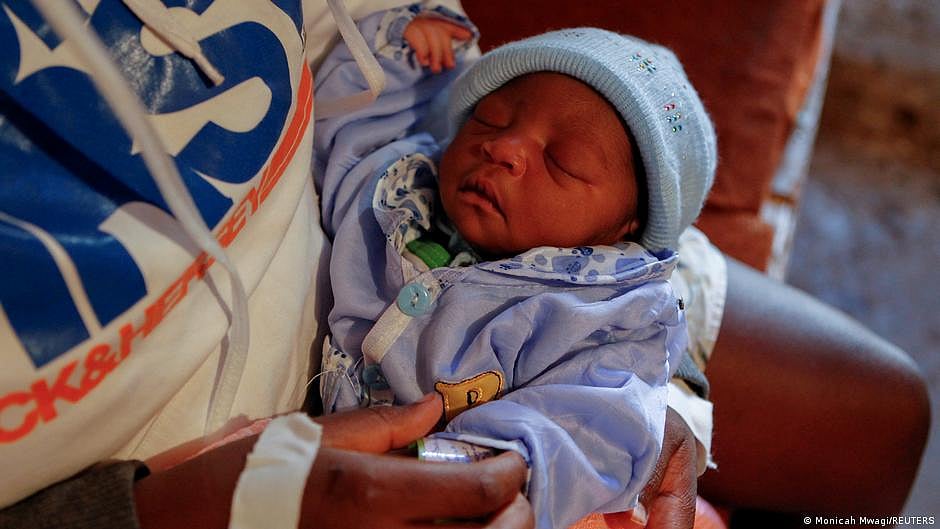 Representative image of a new born baby (photo: DW)
