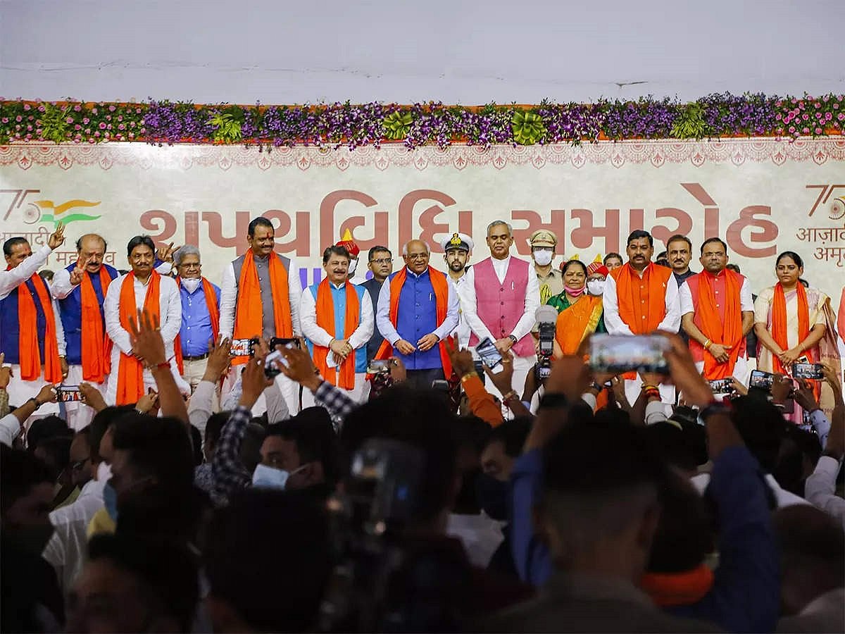 Gujarat: 24 ministers sworn in; not a single induction from Rupani-led ministry