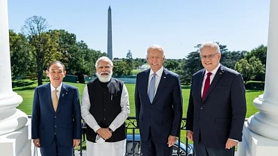 Quad leaders pledge to ensure 'free' and 'inclusive' Indo-Pacific