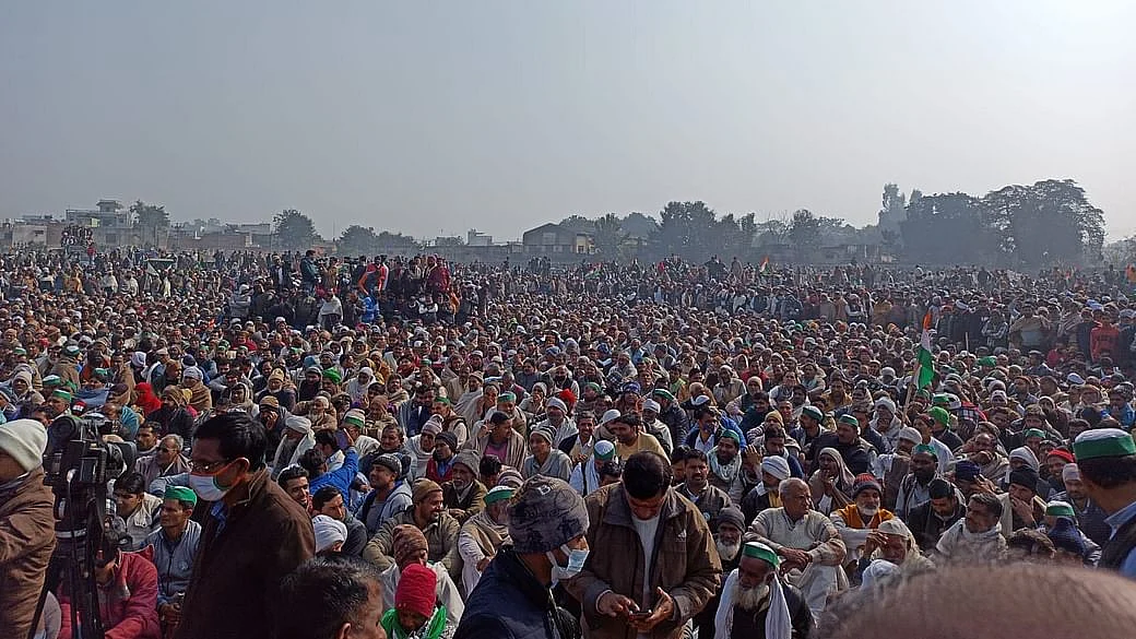 Farmers stir UP poll cauldron, give clarion call to uproot BJP in 2024 as well at Muzaffarnagar Mahapanchayat