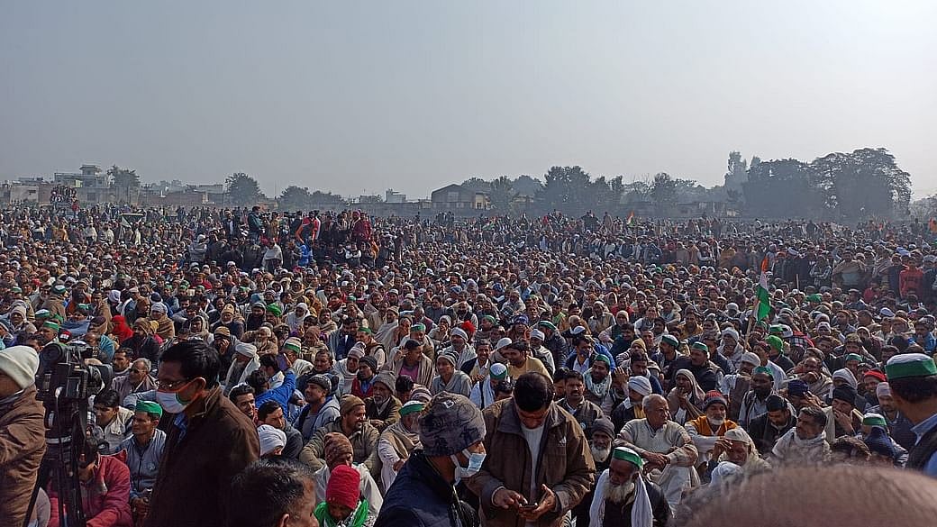 Farmers stir UP poll cauldron, give clarion call to uproot BJP in 2024 as well at Muzaffarnagar Mahapanchayat