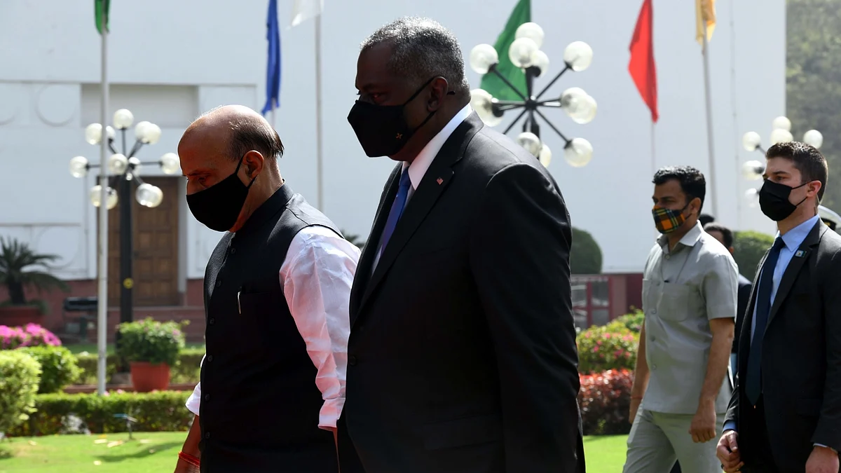 Lloyd Austin and Rajnath Singh