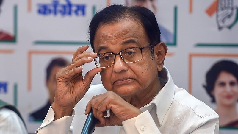 Congress leader P Chidambaram