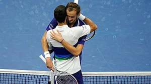 Medvedev ends Djokovic's bid for year Slam at US Open