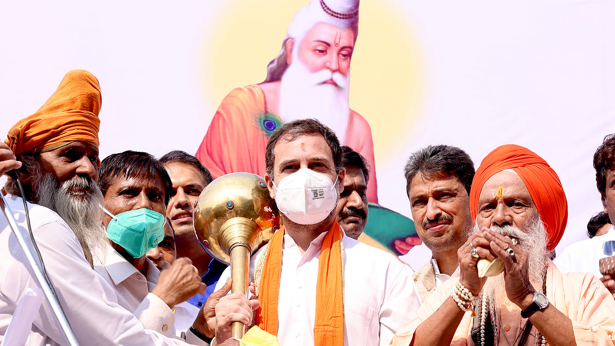Our Constitution formed by Valmiki’s ideology, says Rahul Gandhi; flags off ‘Shobha Yatra’