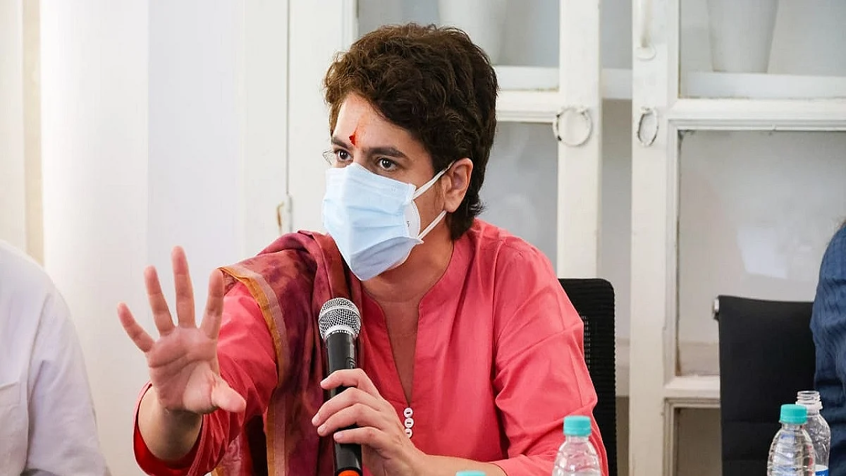 Congress General Secretary Priyanka Gandhi (Photo Courtesy: IANS)