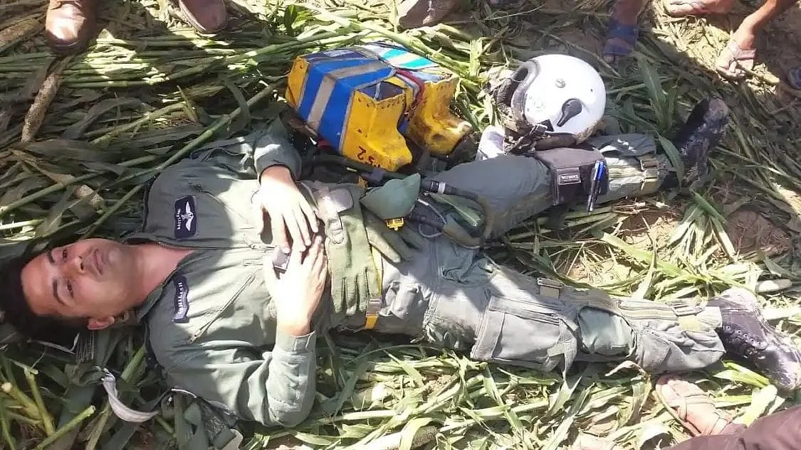 IAF pilot who ejected safely after aircraft crash in Bhind, MP