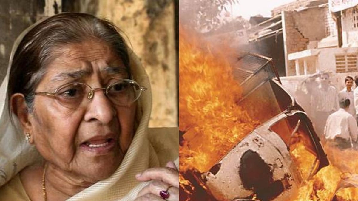 Zakia Jafri (L), wife of Congress MP Ehsan Jafri who was killed in Gujarat riots