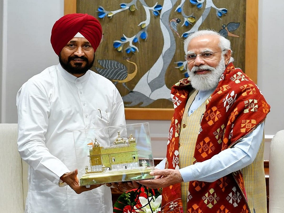 Punjab CM Channi meets PM Modi, discusses farmers' issues