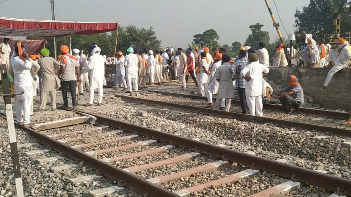 Protesters sit on rail tracks in Punjab, Haryana; commuters hit