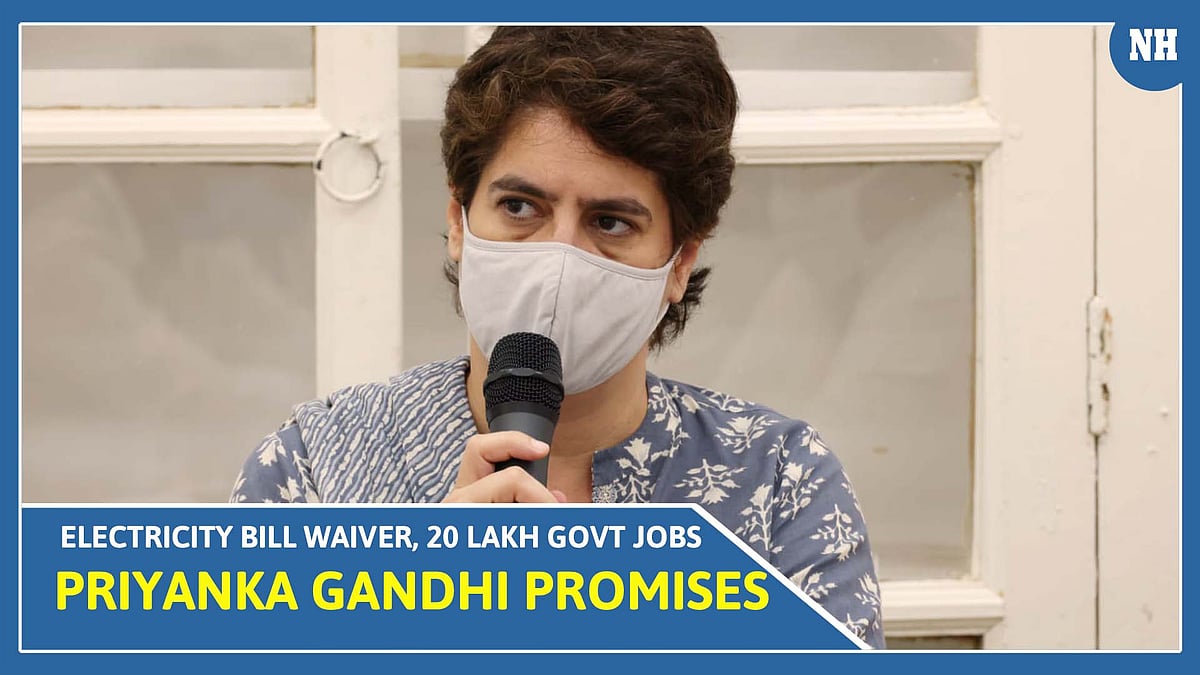 Electricity bill waiver, 20 lakh govt jobs: Here’s what Priyanka promises if Congress comes to power in UP