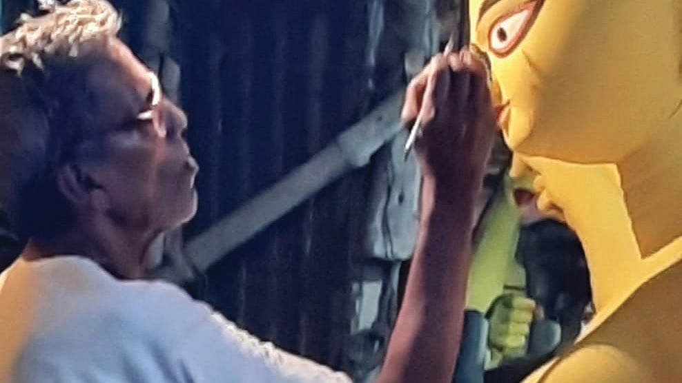 Welcoming Ma Durga-What goes into making 'Protima' for the Puja