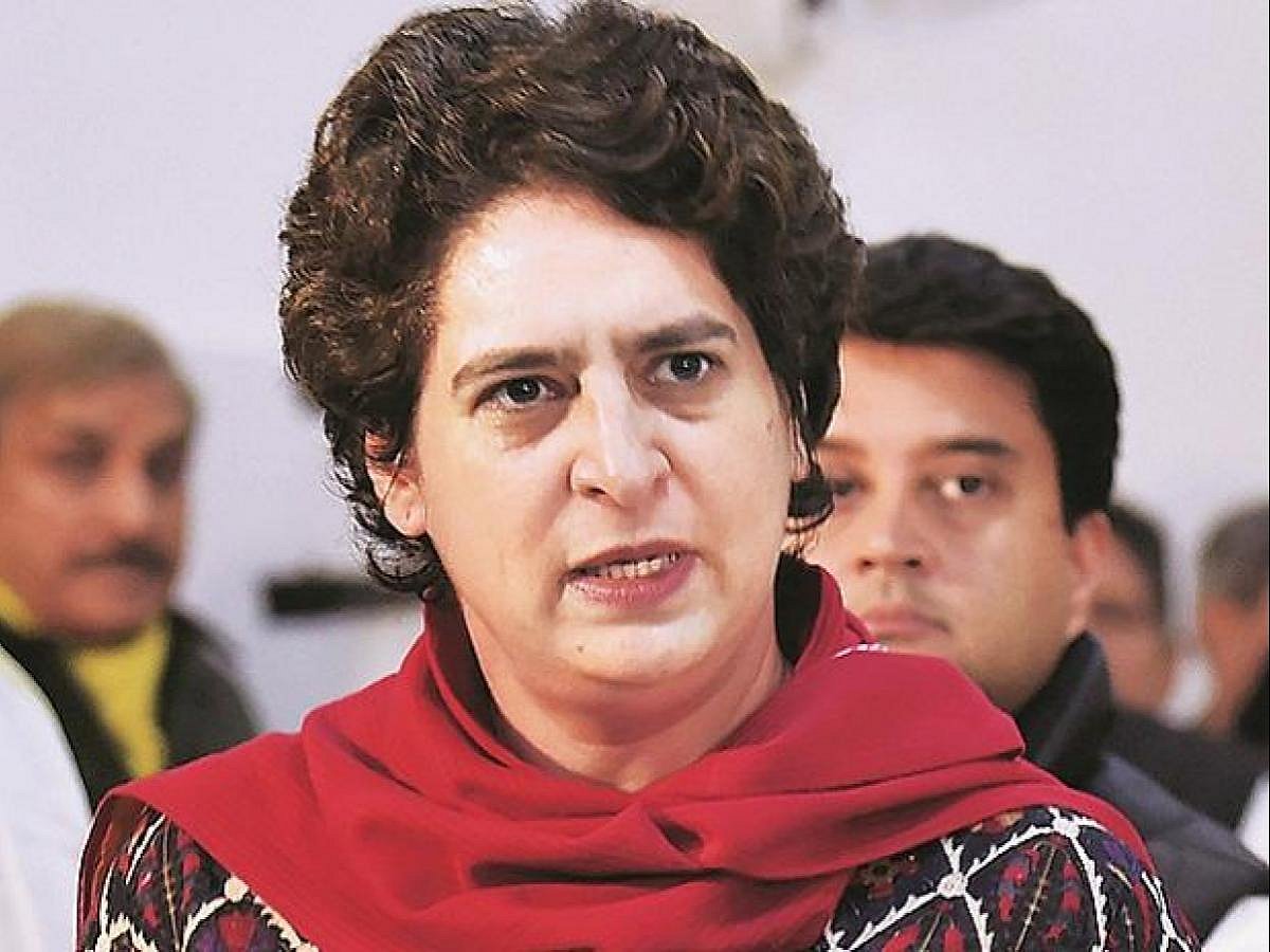 Priyanka slams Yogi govt over condition of 'gaushalas' in UP