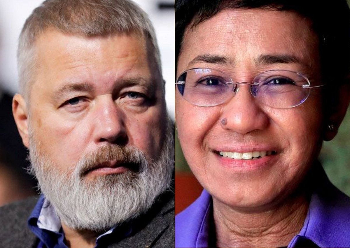 Nobel Peace Prize for Maria Ressa and Dmitri A Muratov a win for all journalists calling out authoritarianism 