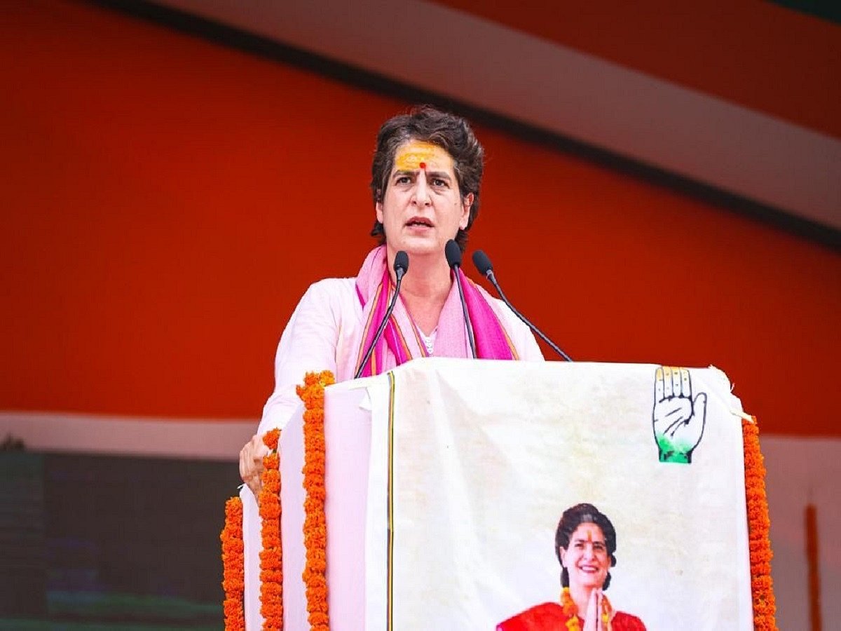 Priyanka Gandhi begins UP campaign with blistering attack on BJP