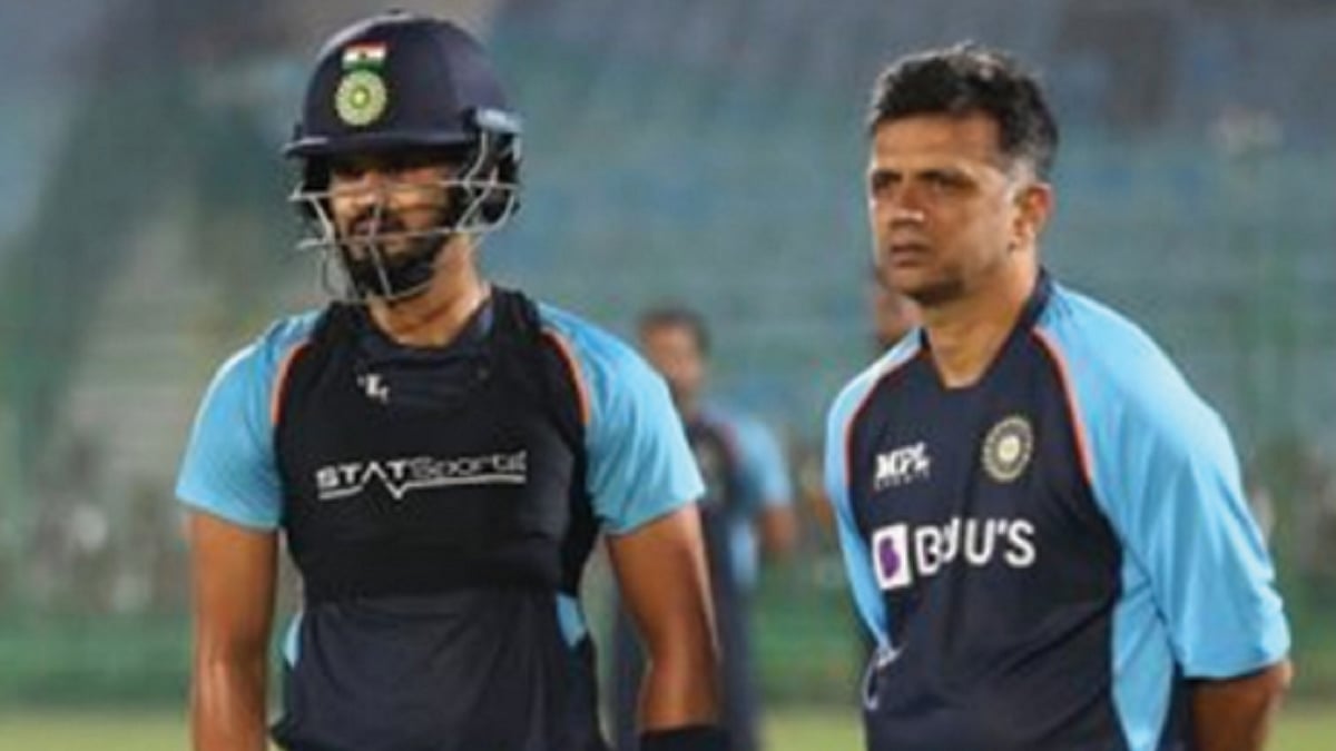 Dravid on the field