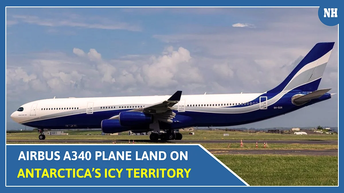 Airbus A340 Plane Lands on Antarctica’s Icy Territory For The First Time In History 
