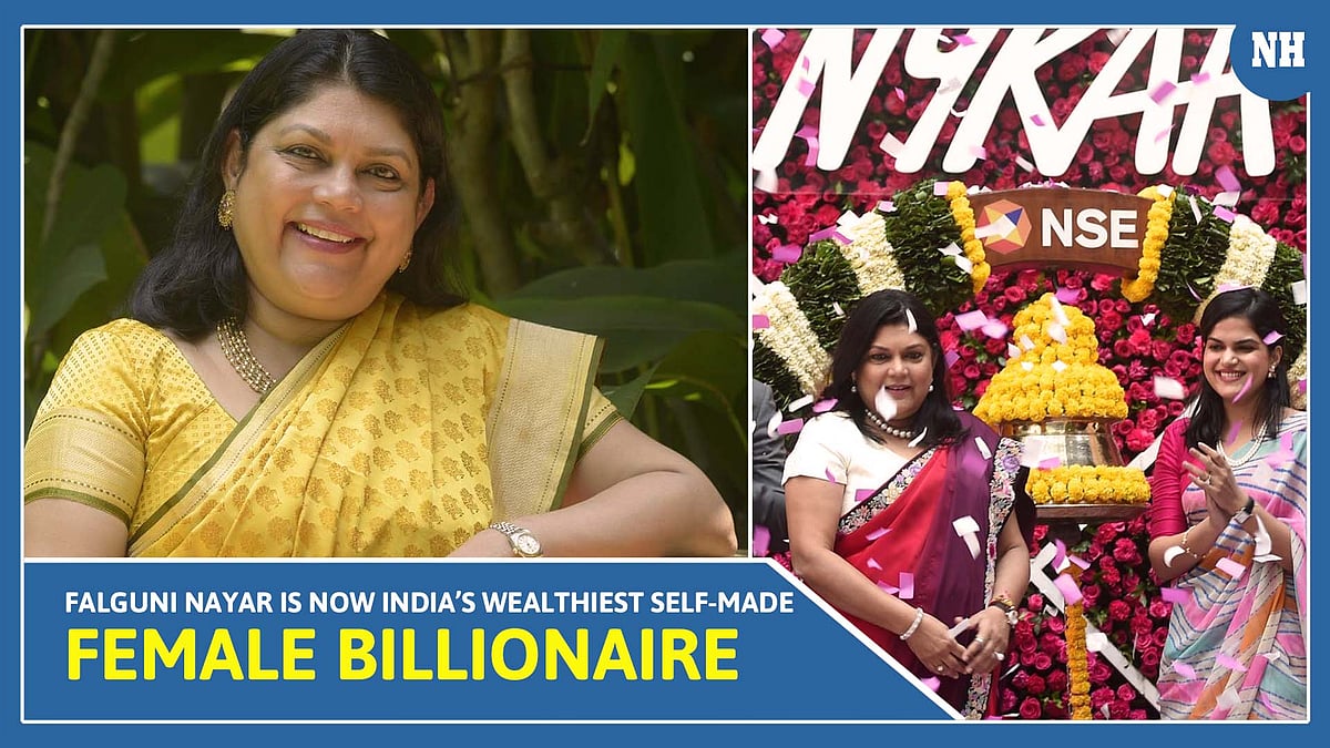 Nykaa founder Falguni Nayar is now India’s wealthiest self-made female billionaire 