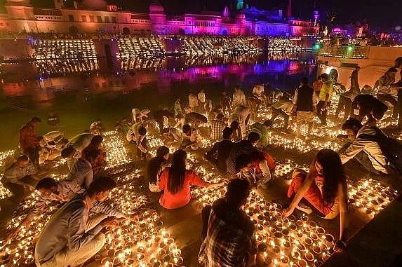Diwali celebrated across India amid Covid curbs, restrictions on firecrackers