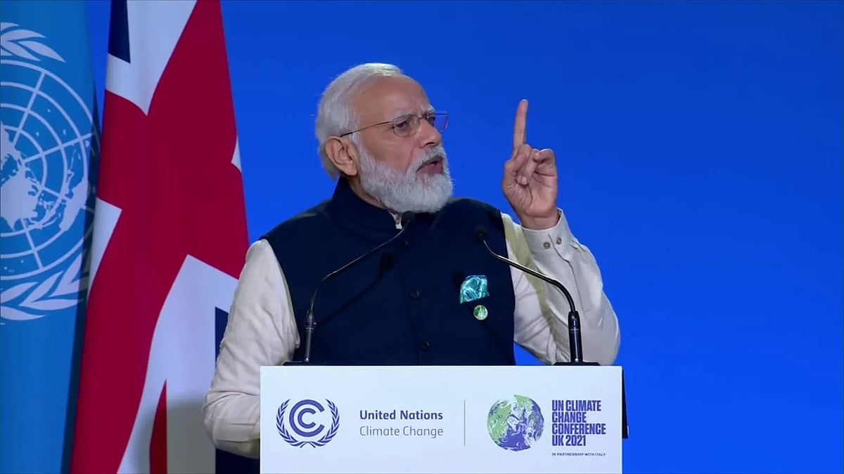 PM Modi at COP26 in Glasgow, UK 
