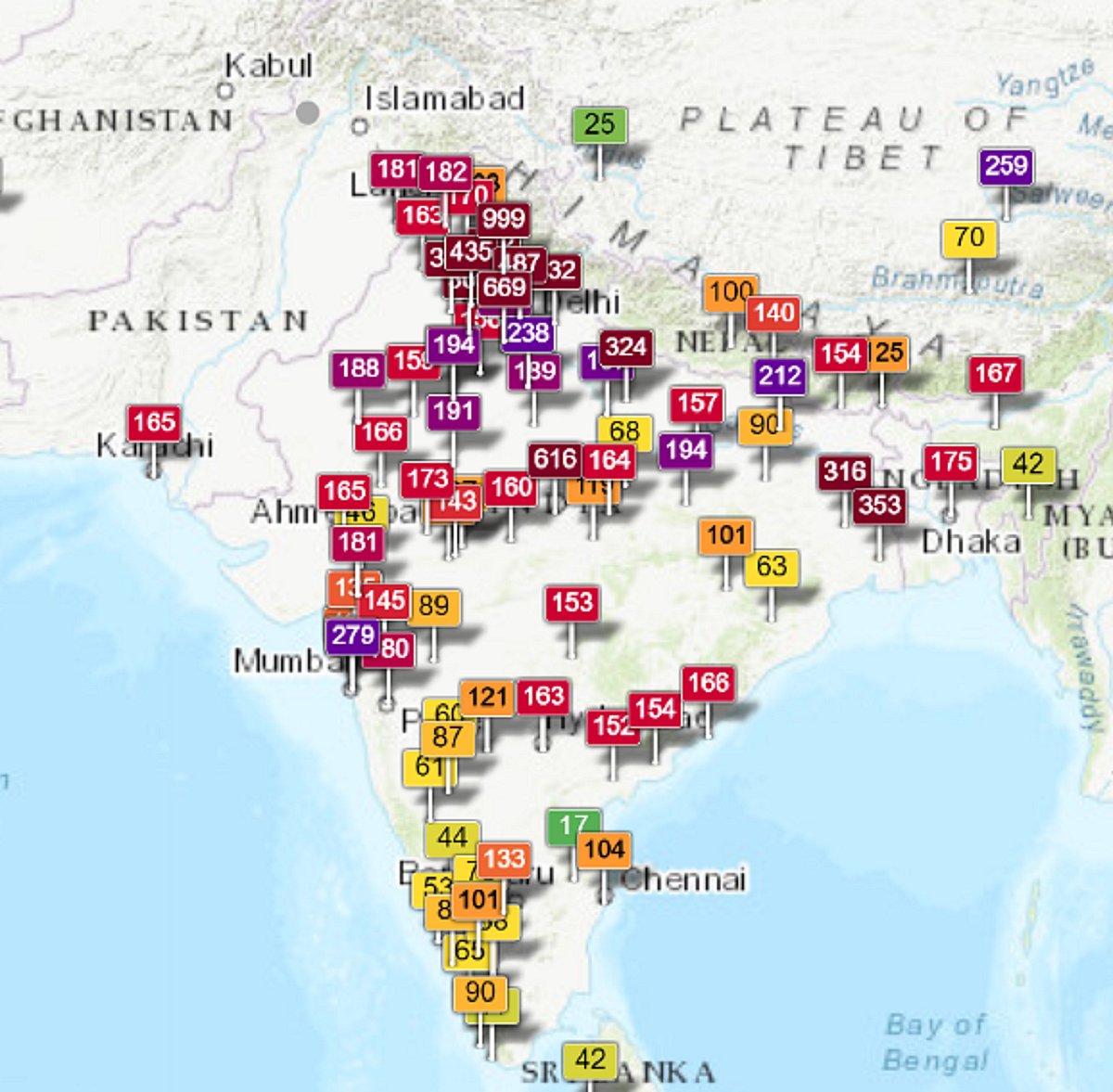 Saturday Air Quality Index: Faridabad, Ghaziabad & Delhi still hazardous