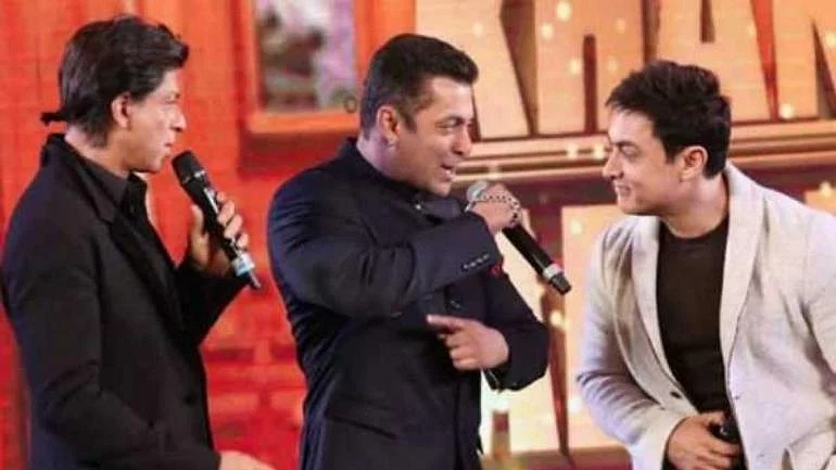 The Khan triumvirate- Shah Rukh, Salman & Aamir (L-R)