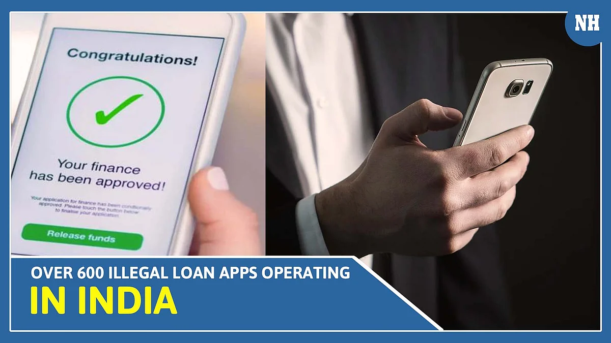 A graphical representation of an instant loan being approved. Recovery agents resort to harassment, from incessant calls and messages to threats of physical harm, and even circulate morphed images of borrowers