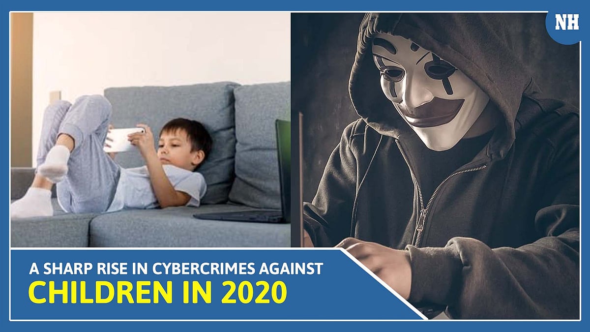 A sharp rise in cybercrimes against children in 2020 