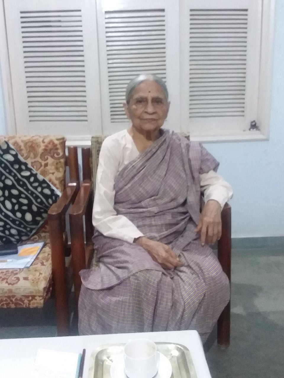 Veteran Gandhian Elaben Bhatt wants to save Gandhiji’s Sabarmati Ashram from conversion into gaudy showpiece