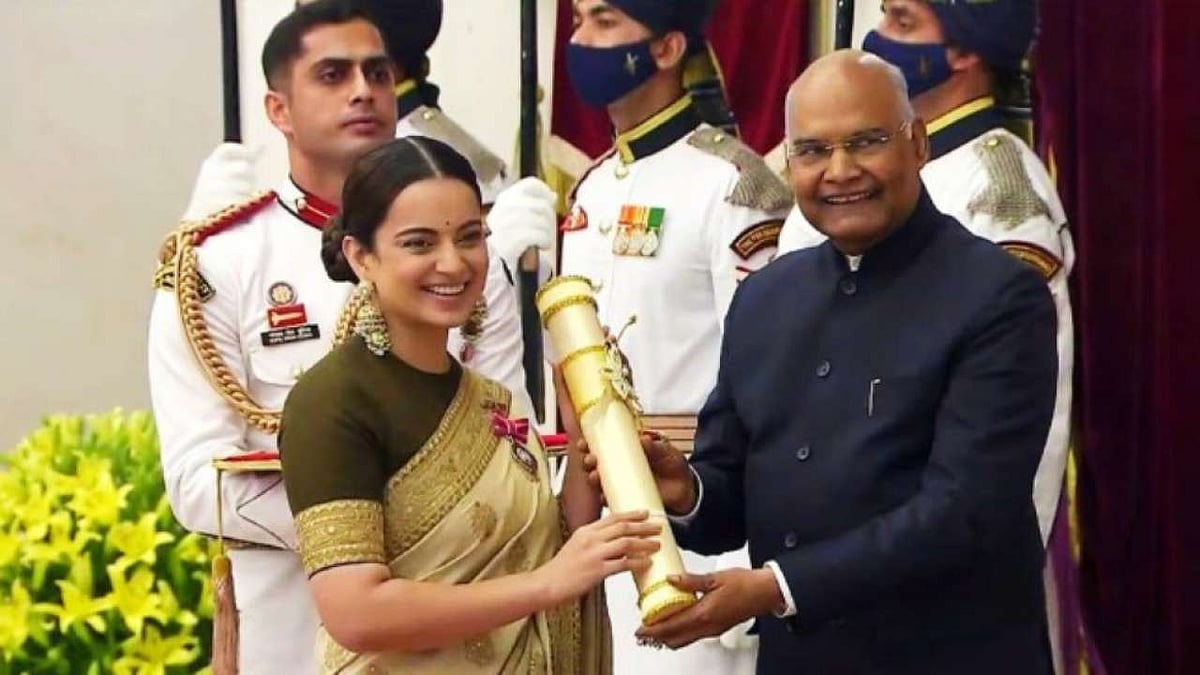 Kangana Ranaut received Padma Shri award
