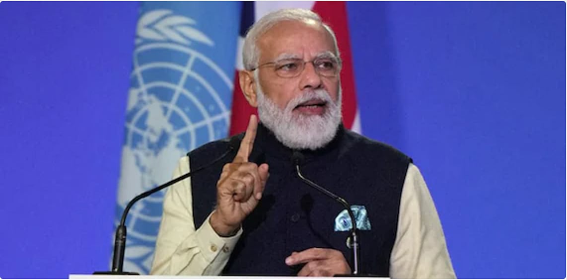 India declares war on coal, PM Modi makes five pledges in Glasgow