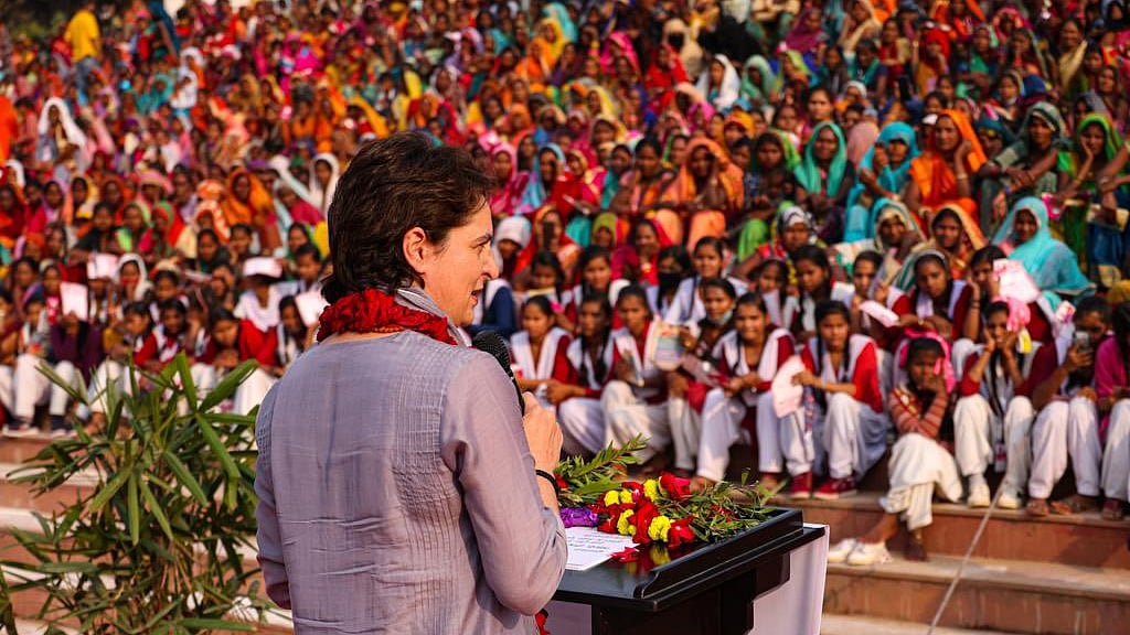 Chitrakoot: Priyanka Gandhi urges women to fend for themselves
